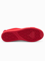 Men's high-top trainers T351 - red