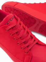 Men's high-top trainers T351 - red