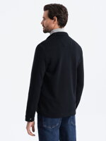 Men's zip-up sweatshirt B1071 - black