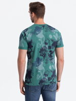 Men's printed t-shirt S1377 - green