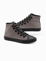 Men's casual sneakers - grey T378