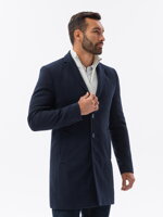 Men's mid-season coat - navy C536