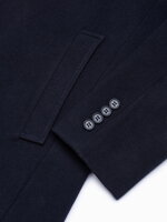 Men's mid-season coat - navy C536
