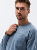 Men's sweatshirt - blue B1277