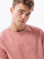 Men's printed sweatshirt B1160 - pink