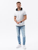 Pánske tričko Ombre S1376 - biele