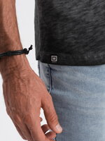 Men's plain t-shirt S1388 - black