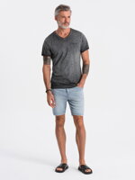 Men's plain t-shirt S1388 - black