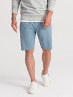 Men's sweatshorts W291 - light blue