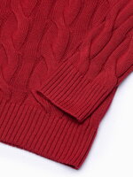 Men's sweater E195 - red