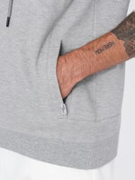 Men's hooded sweatshirt B1313 - grey melange