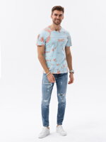 Men's plain t-shirt S1372 - mint