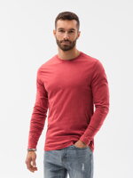 Men's plain longsleeve L131 - red