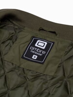 Men's mid-season quilted jacket C538- olive