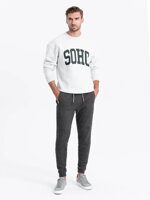 Men's sweatpants - dark grey P1036