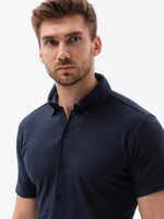 Men's shirt with short sleeves K541 - navy