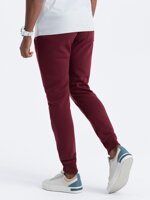 Men's sweatpants P867 - dark red