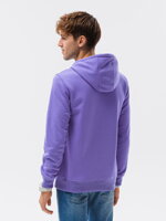 Men's printed hoodie B1351 - violet