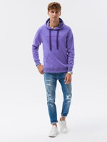 Men's printed hoodie B1351 - violet