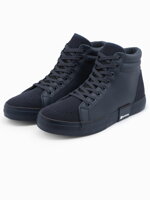Men's casual sneakers - navy T376