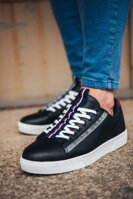 Men's casual sneakers - black T419