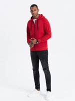 Men's zip-up sweatshirt B1083 - red