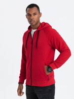 Men's zip-up sweatshirt B1083 - red