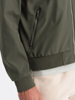 Men's mid-season bomber jacket C513 - dark olive