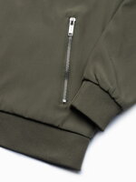 Men's mid-season bomber jacket C513 - dark olive