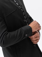 Men's mid-season coat C269 - black
