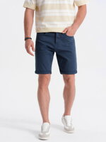 Men's casual shorts W303 - blue