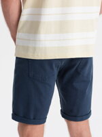 Men's casual shorts W303 - blue