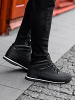 Men's winter shoes trappers T313 - black
