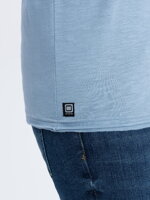 Men's plain t-shirt S1385 - light blue