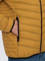 Men's mid-season quilted jacket C528 - mustard