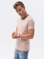 Men's plain t-shirt S1385 - peach