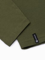 Men's plain longsleeve L137 - olive
