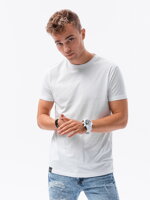Men's printed t-shirt - white S1682