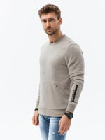 Men's sweatshirt - beige B1349