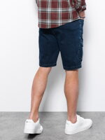 Men's denim shorts - dark jeans W362