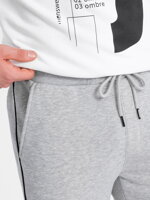 Men's sweatpants - grey V5 OM-PASK-22FW-001