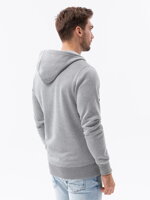 Men's zip-up sweatshirt B977 - yellow