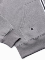 Men's zip-up sweatshirt B977 - yellow