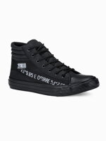Men's ankle shoes T357 - black
