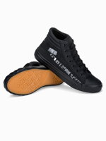 Men's ankle shoes T357 - black