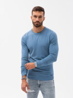 Men's sweater E177 - light blue
