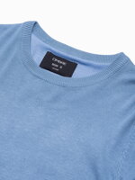 Men's sweater E177 - light blue