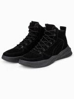 Men's winter shoes trappers T380 - black