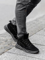 Men's winter shoes trappers T380 - black