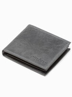 Men's leather wallet A092 - black